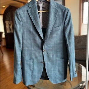 Jack Victor Green/Brown Check Sport Coat